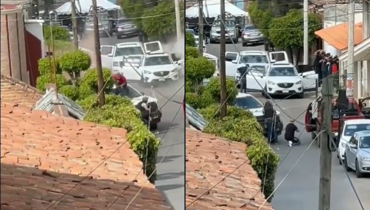 Un video expuesto en redes sociales revela el momento donde se observan los cuerpos de los fusilados en San José de Gracia, Michoacán, en una camioneta