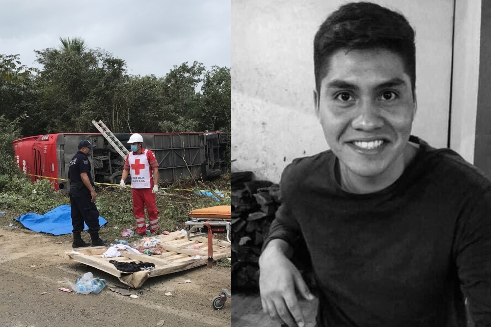 El jugador del equipo de basquetbol 'Cuervos' en Cancún era el pasajero que ocupó el asiento número 10 del autobús volcado