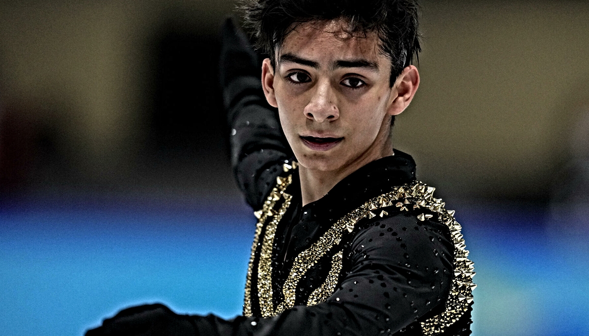 Donovan Carrillo, de 22 años de edad, conquistó la pista de hielo con su presentación en la rutina corta el pasado lunes. Foto: Especial