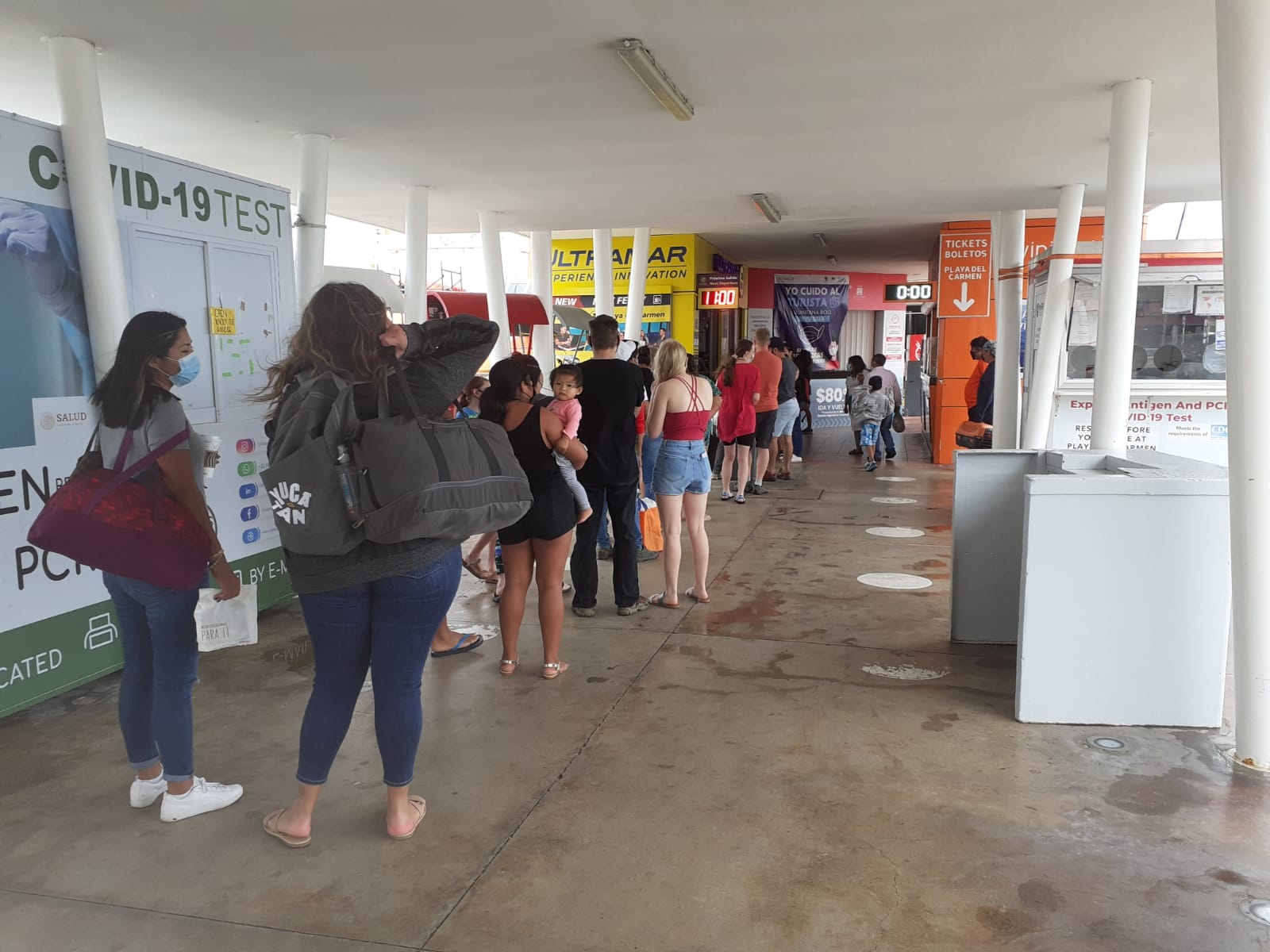 Según se informó, la Empresa Winjet canceló su cruce de las 12 del día y solo Ultramar tuvo su salida a las 11 horas Según se informó, la Empresa Winjet canceló su cruce de las 12 del día y solo Ultramar tuvo su salida a las 11 horas