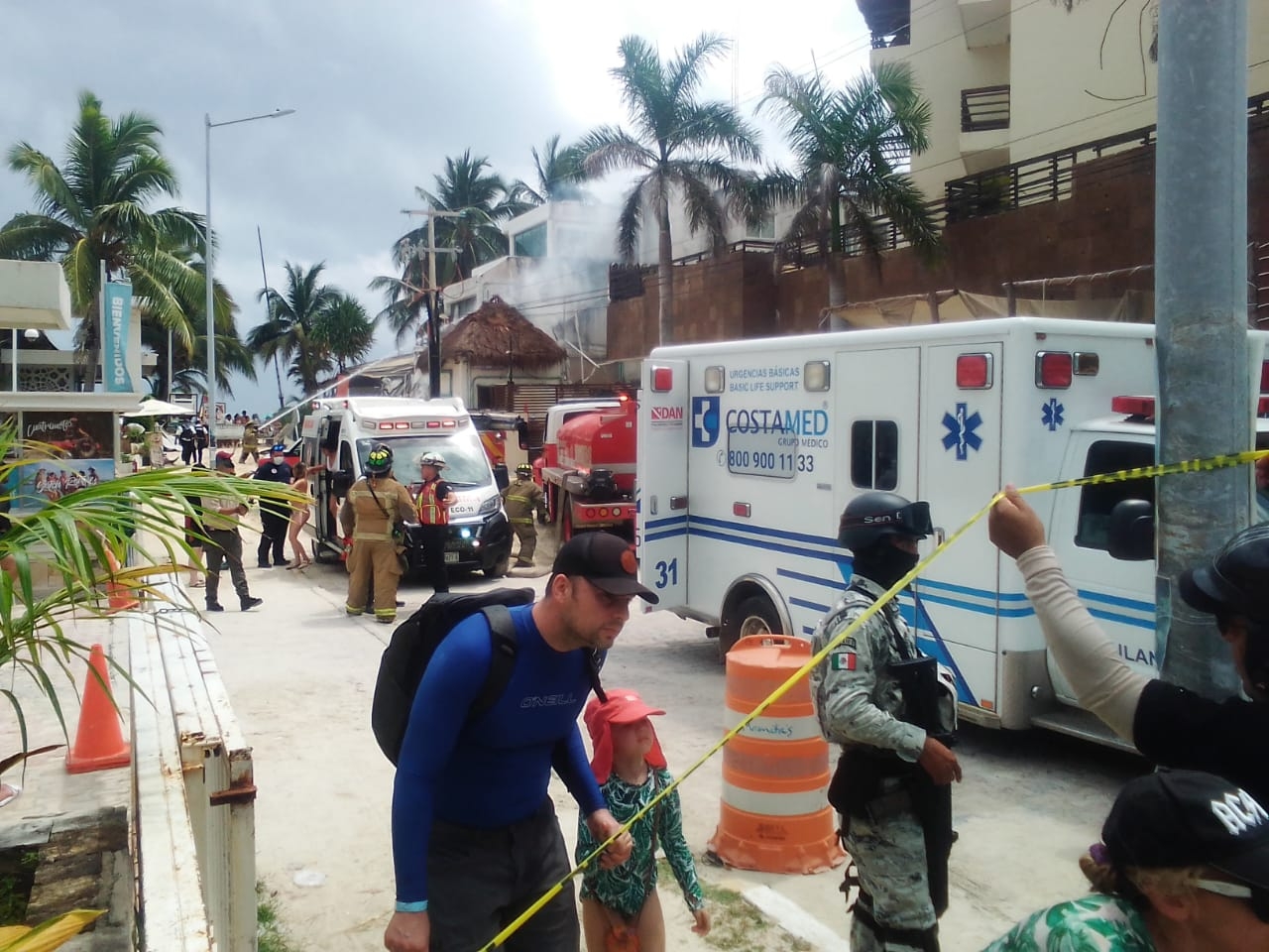 El incidente se registró esta tarde de lunes