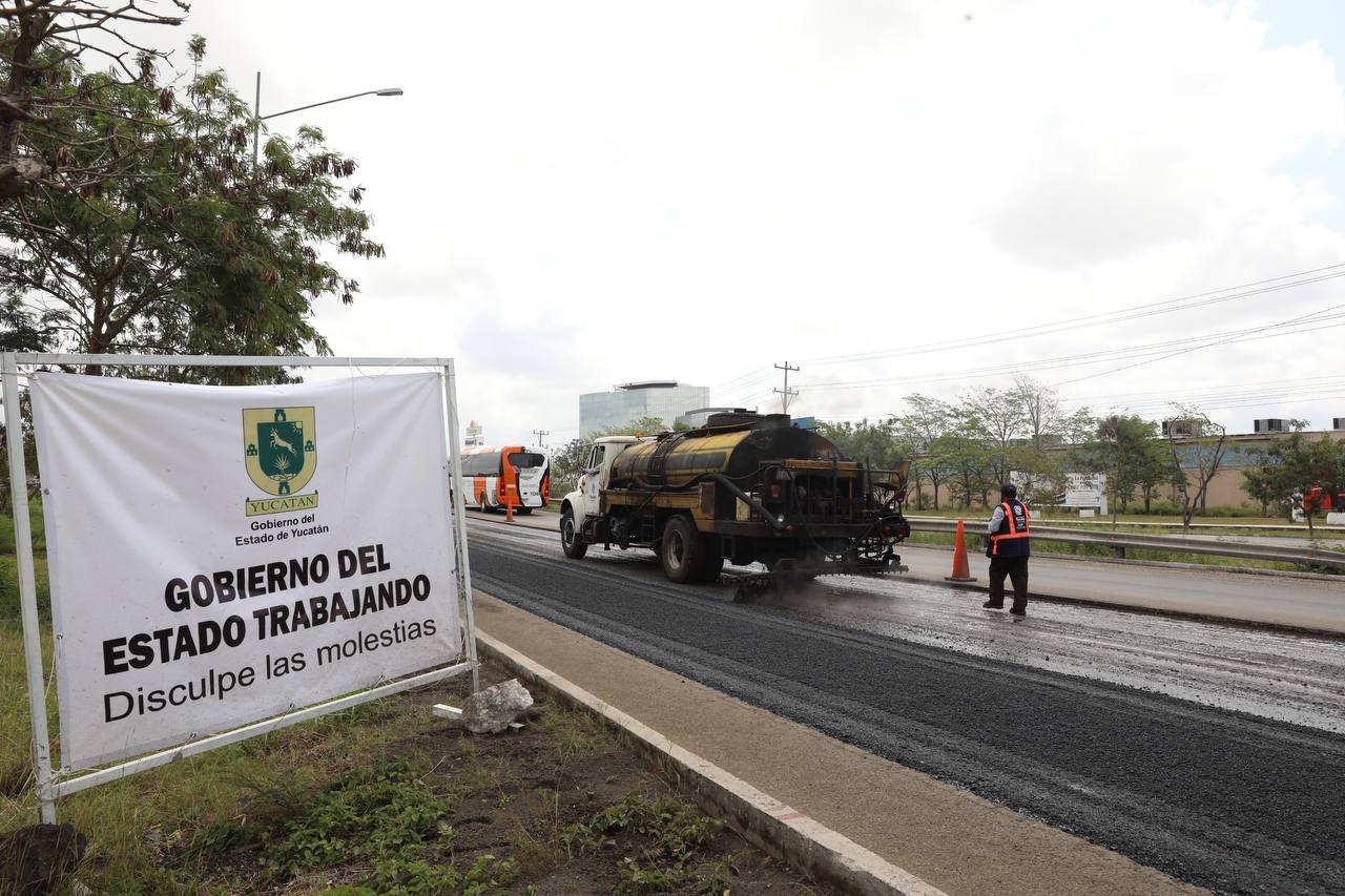 Se repavimentaron en total 10.3 kilómetros del Periférico