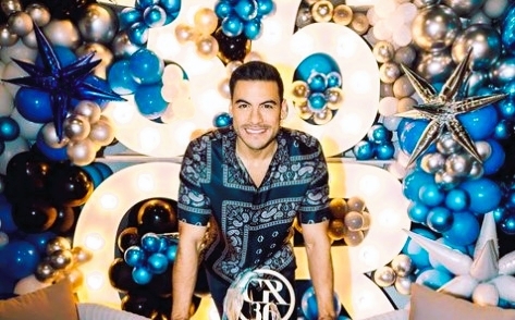 Carlos Rivera celebró trabajando su cumpleaños 36. Foto: Instagram @carlosrivera Carlos Rivera celebró trabajando su cumpleaños 36. Foto: Instagram @carlosrivera