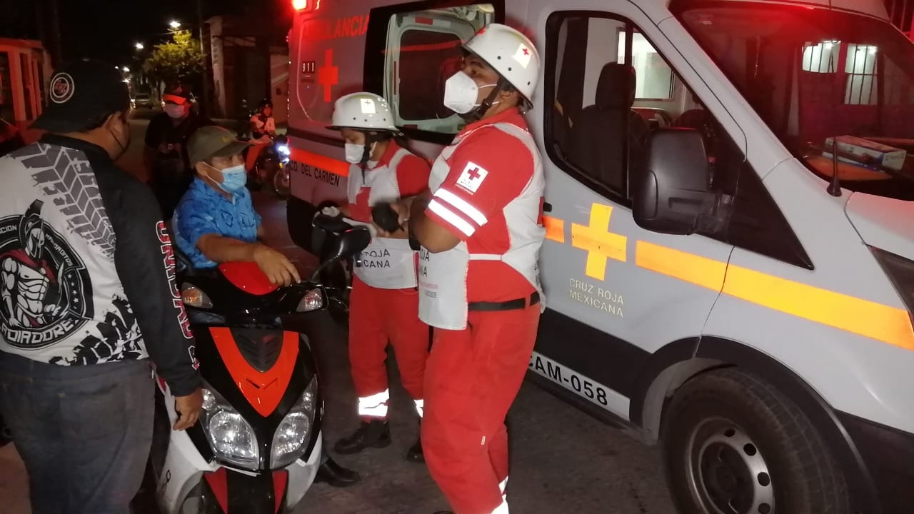 El afectado recibió la atención de los cuerpos de emergencia El afectado recibió la atención de los cuerpos de emergencia
