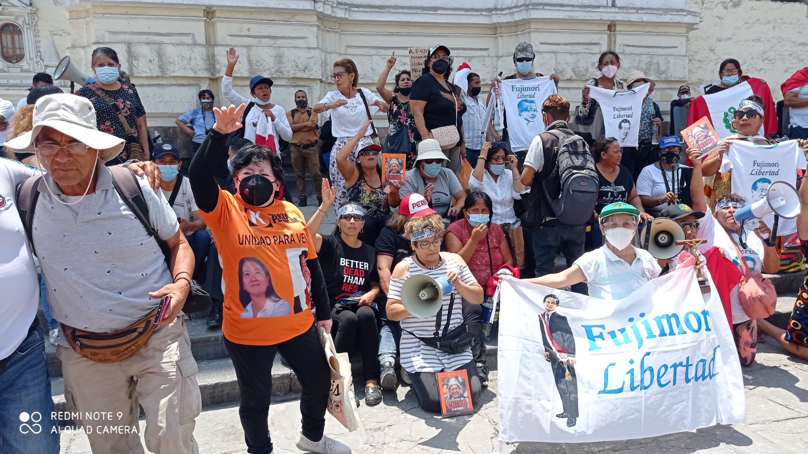 Manifestaciones se vivieron en todo Perú exigiendo la liberación del expresidente