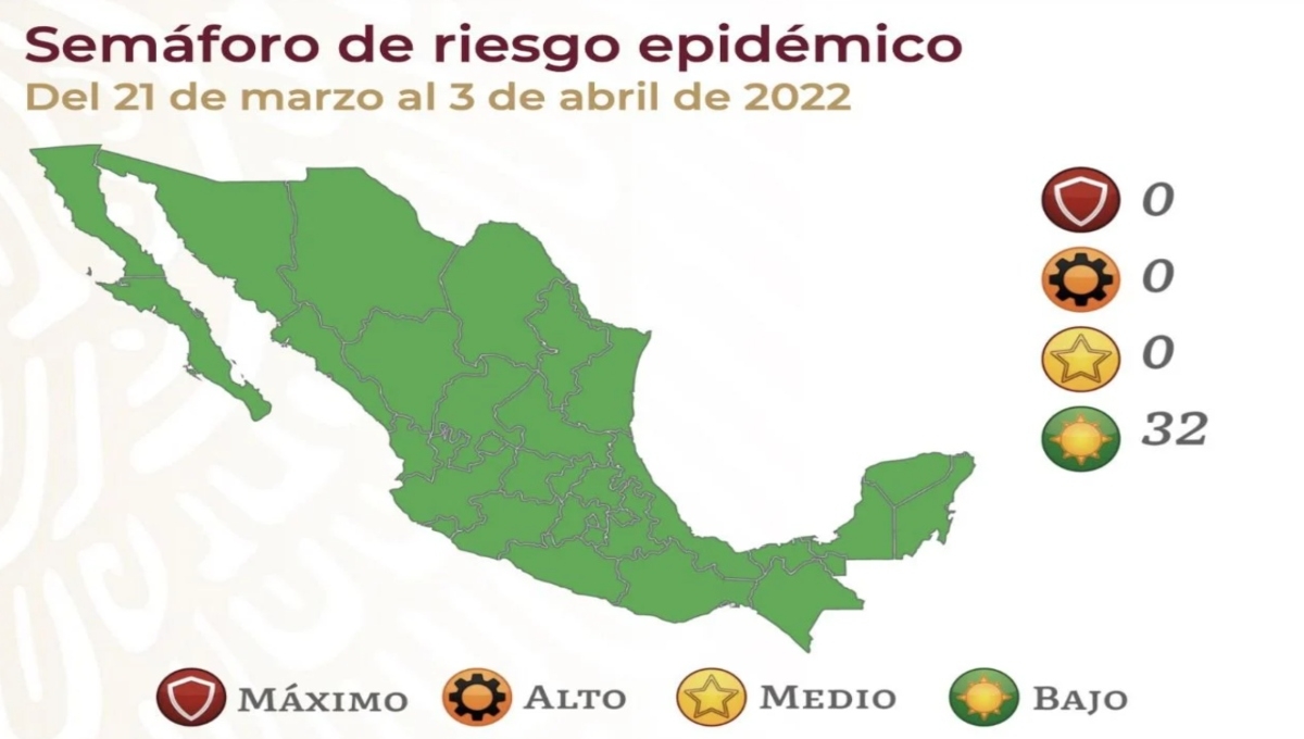 Este nuevo semáforo de riesgo epidémico estará vigente del 21 de marzo al 3 de abril Este nuevo semáforo de riesgo epidémico estará vigente del 21 de marzo al 3 de abril