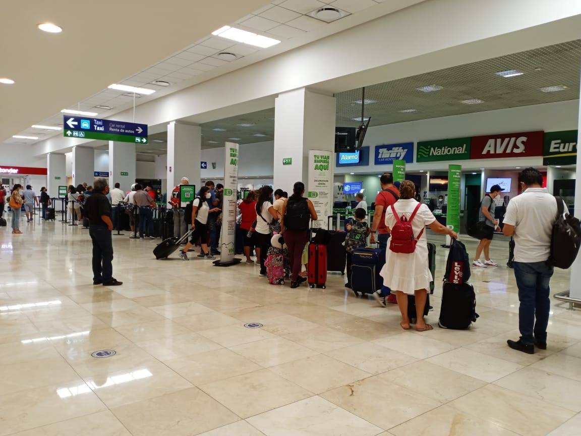 asta el momento, no se registran cancelaciones en el aeropuerto de Mérida asta el momento, no se registran cancelaciones en el aeropuerto de Mérida
