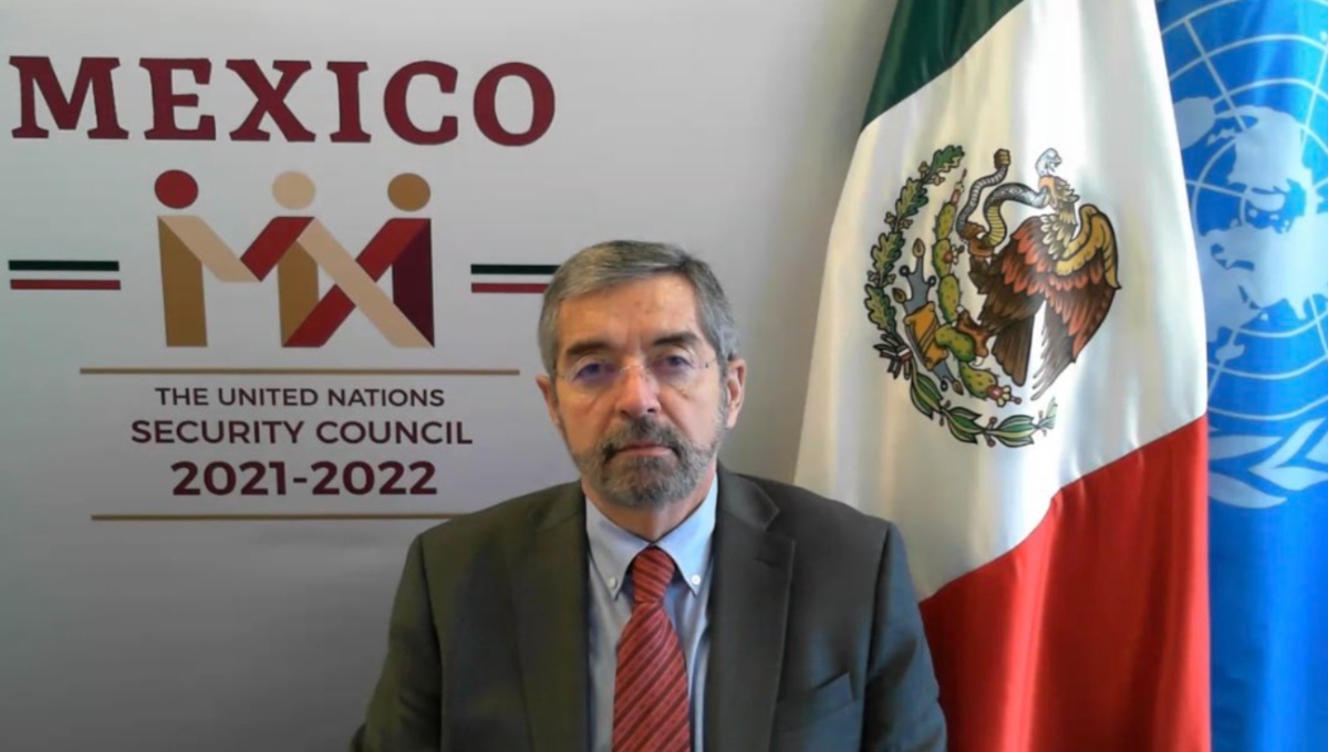 Juan Ramón de la Fuente, embajador de México en Naciones Unidas (ONU), indicó que votará a favor de la resolución que se presentará hoy para condenar a Rusia por la invasión de Ucrania Juan Ramón de la Fuente, embajador de México en Naciones Unidas (ONU), indicó que votará a favor de la resolución que se presentará hoy para condenar a Rusia por la invasión de Ucrania