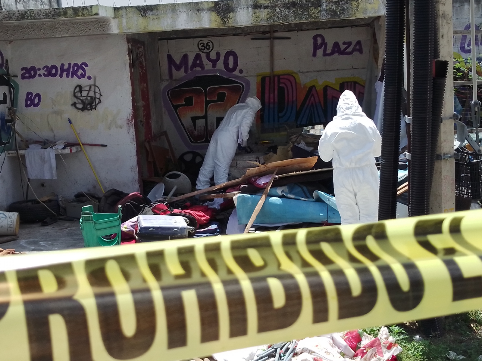 Personal de Servicios Periciales confirmaron el hallazgo de dos cráneos en la Supermanzana 74 de Cancún