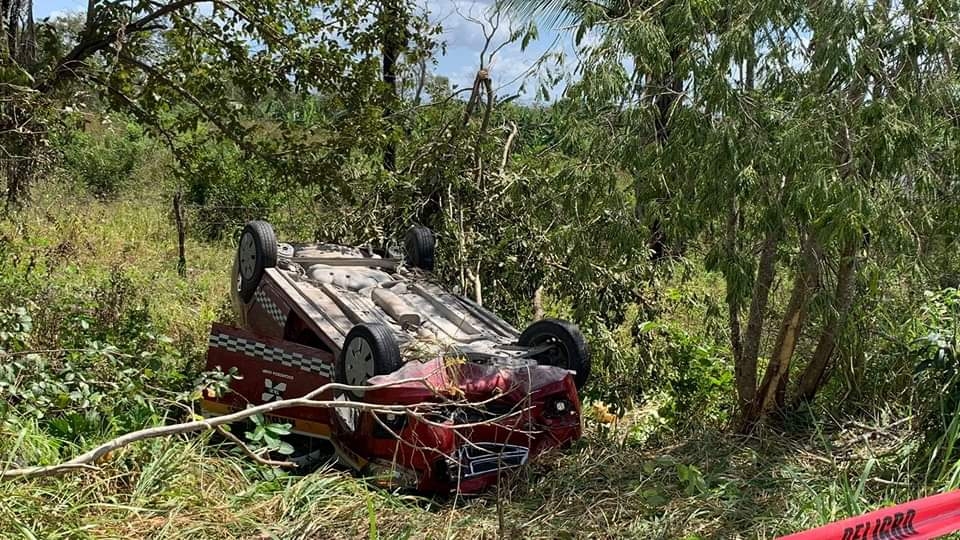 La mujer resultó gravemente lesionada por lo que fue trasladada al Hospital de Especialidades en la ciudad capital La mujer resultó gravemente lesionada por lo que fue trasladada al Hospital de Especialidades en la ciudad capital