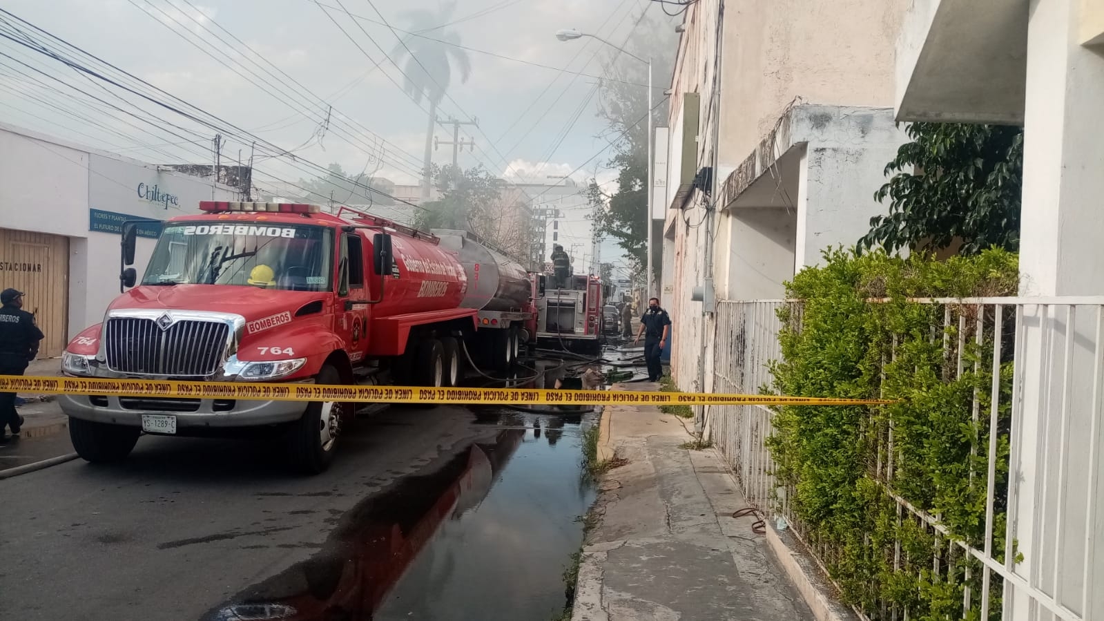 Hasta el momento se desconoce lo que originó el incendio Hasta el momento se desconoce lo que originó el incendio