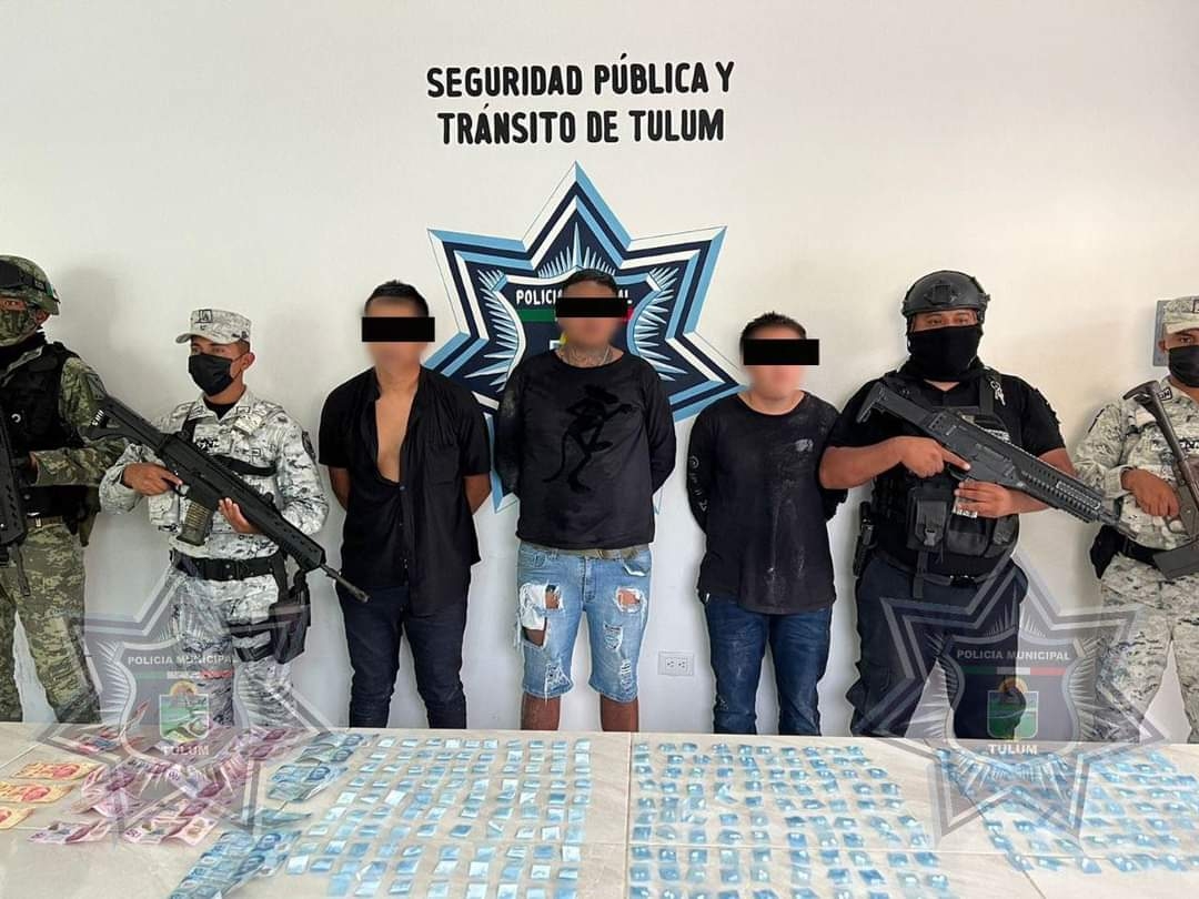 Los sujetos fueron identificados como José "V", César "P" y Didiert "B" Los sujetos fueron identificados como José "V", César "P" y Didiert "B"