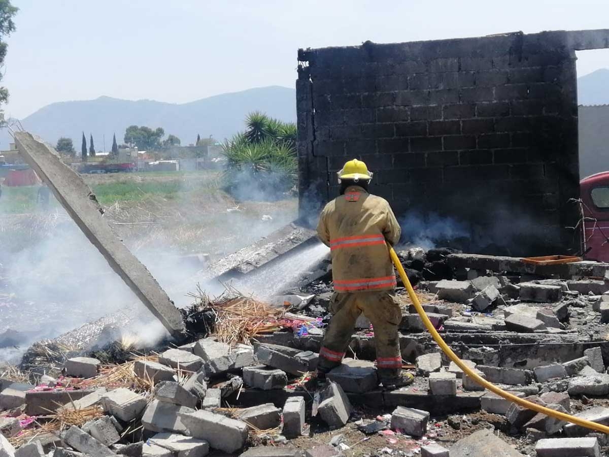 Fue alrededor de las 13:00 horas que elementos de seguridad recibieron una llamada de auxilio tras una explosión en la zona de La Saucera