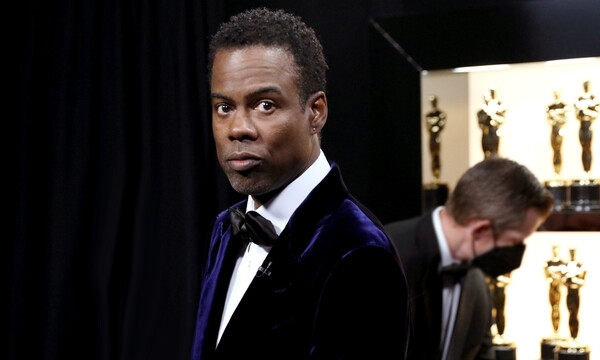 El comediante Chris Rock evitó hablar de Smith durante su show