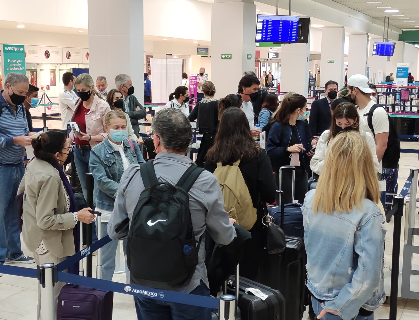 Las operaciones del Aeropuerto en Mérida fueron normales