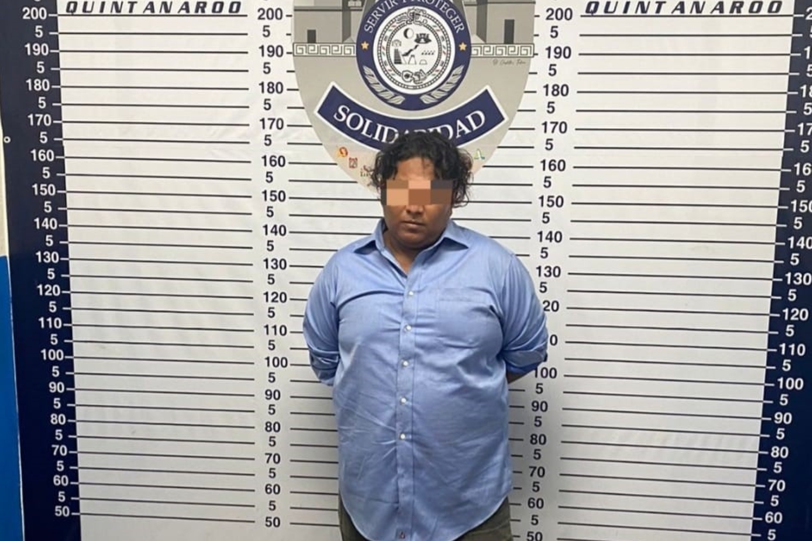 El hombre originario de Campeche fue llevado a la FGE Quintana Roo en Playa del Carmen acusado de delitos contra la salud