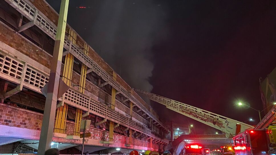 El área más afectada por el incendio en el mercado fue la de la comida, pues se estima que el siniestro comenzó en este lugar El área más afectada por el incendio en el mercado fue la de la comida, pues se estima que el siniestro comenzó en este lugar