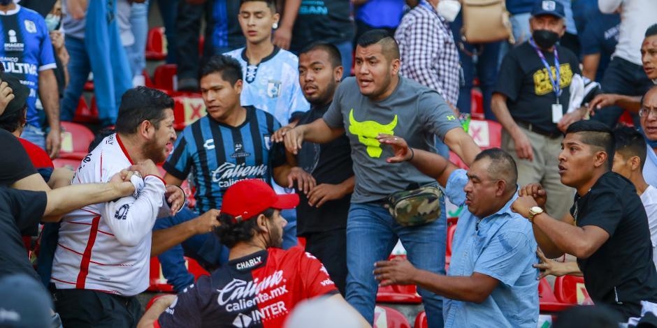 Dan de alta a 7 personas heridas durante riña en La Corregidora