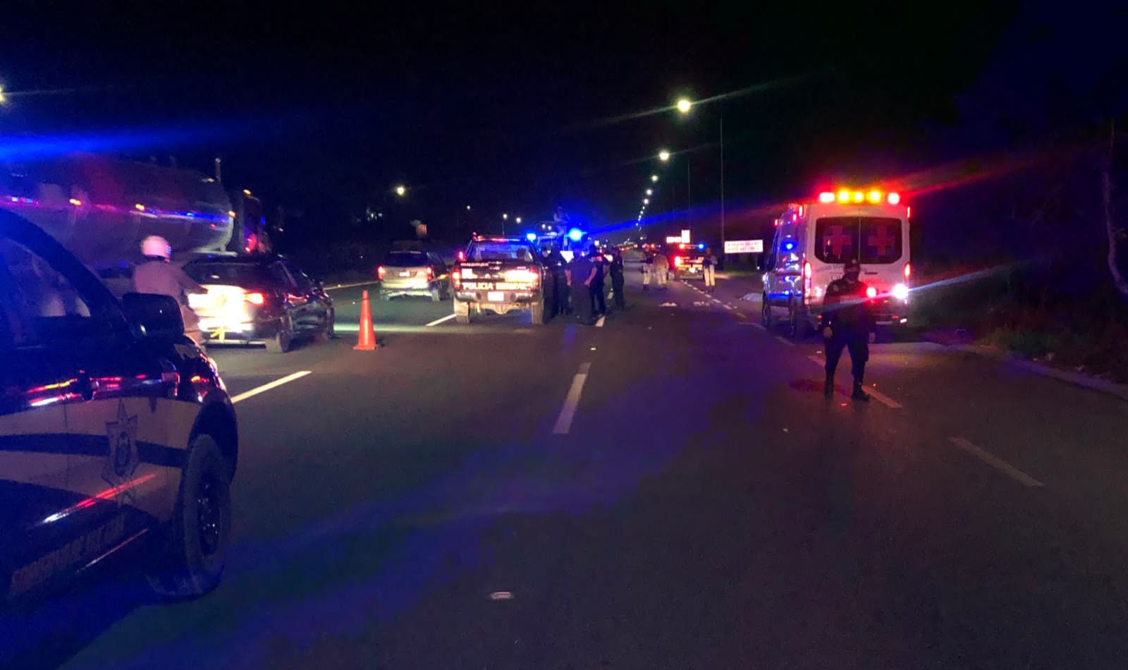 La policía cerró la zona por unas horas