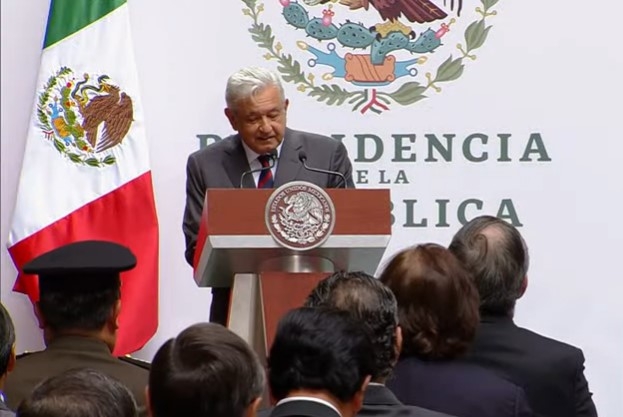 El presidente López Obrador habló sobre la importancia de las relaciones internacionales para la economía mexicana. Foto: Captura de pantalla