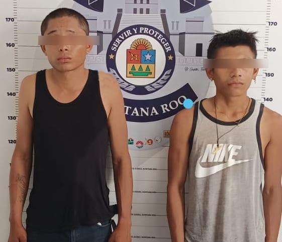Los presuntos delincuentes fueron detenidos en la región 235, avenida periférico