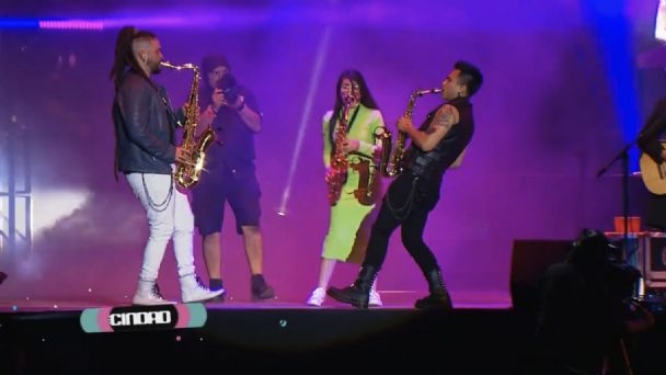 La saxofonista hizo una presentación especial en el Vive Latino con La Maldita Vecindad. Foto: Especial La saxofonista hizo una presentación especial en el Vive Latino con La Maldita Vecindad. Foto: Especial