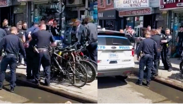 En un video se registró la captura del presunto responsable del tiroteo en el metro de NY. Foto: Captura de pantalla En un video se registró la captura del presunto responsable del tiroteo en el metro de NY. Foto: Captura de pantalla