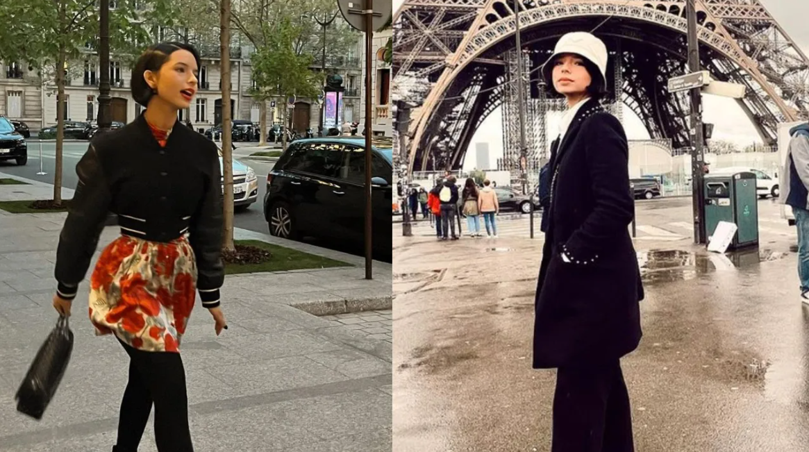 Ángela Aguilar en sus vacaciones en París