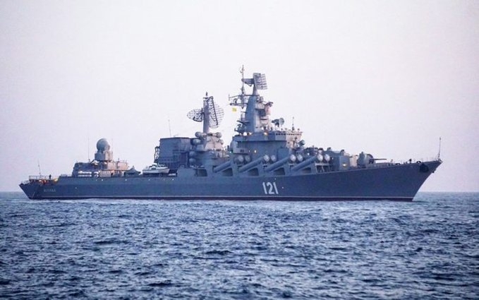 El Moskva era uno de los barcos de guerra rusos con mayor control en el mar Negro. Foto: AP