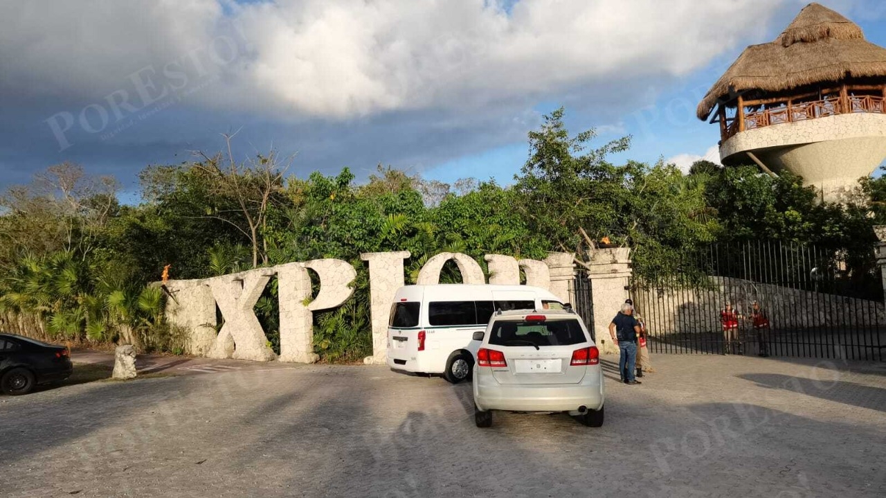 Balacera en parque ecoturístico Xplor, de Grupo Xcaret, ubicado en Playa del Carmen Balacera en parque ecoturístico Xplor, de Grupo Xcaret, ubicado en Playa del Carmen
