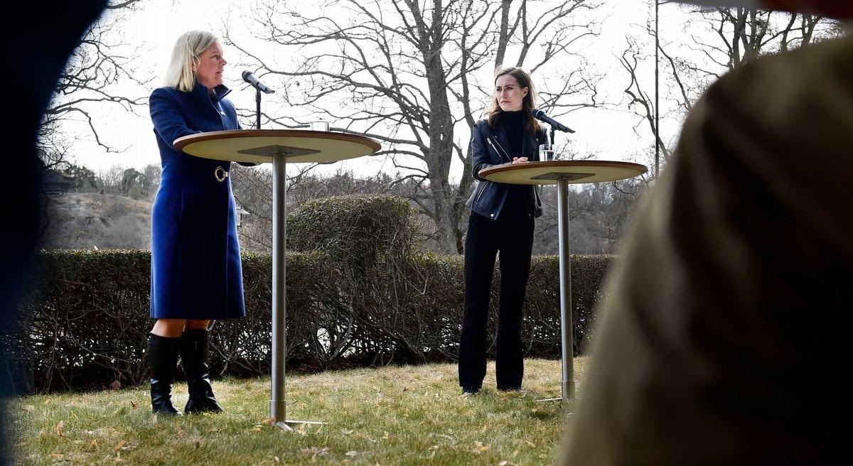 Las primeras ministras de Suecia y Finlandia mostraron su interés de integrarse a la OTAN hace un par de días