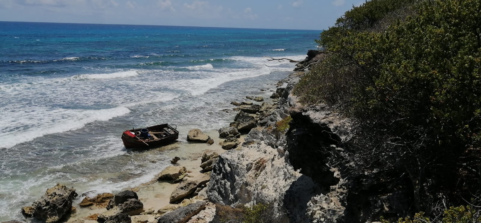 Fueron vecinos del fraccionamiento Fovissste los que dieron aviso a la Policía de Isla Mujeres sobre el arribo de indocumentados a la ínsula Fueron vecinos del fraccionamiento Fovissste los que dieron aviso a la Policía de Isla Mujeres sobre el arribo de indocumentados a la ínsula