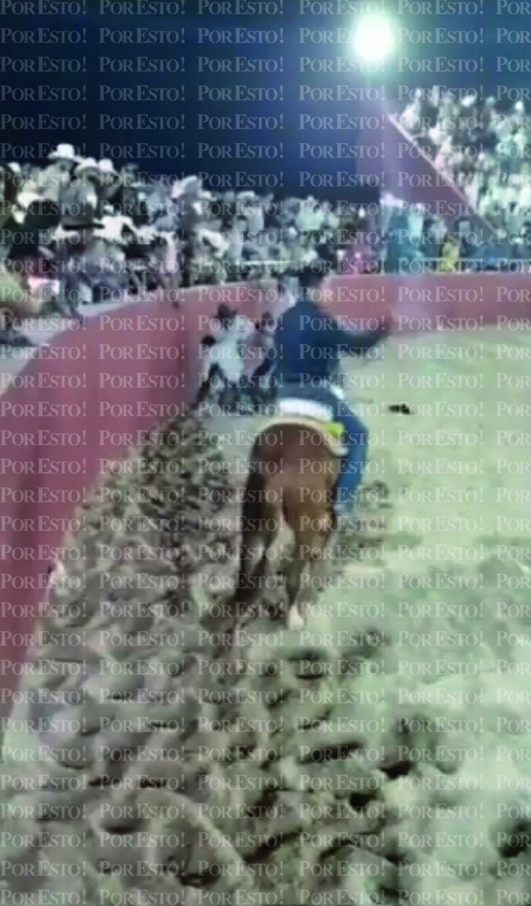 El jinete fue trasladado a un hospital