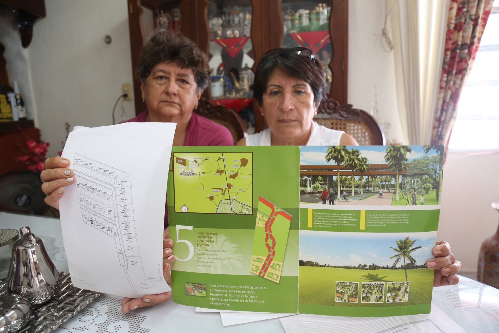 Las hermanas indicaron que el encargado de 'Hogare Palmira S.A. de C.V.' les dio unos pagarés para, presuntamente, regresarles su dinero, pero resultaron falsos Las hermanas indicaron que el encargado de 'Hogare Palmira S.A. de C.V.' les dio unos pagarés para, presuntamente, regresarles su dinero, pero resultaron falsos