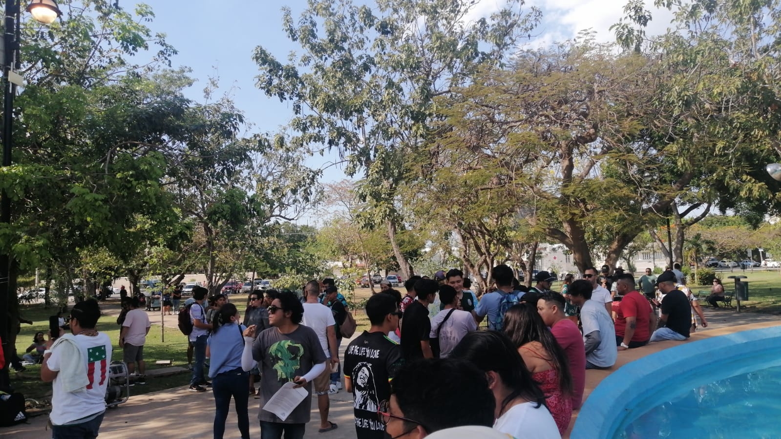 Adultos se reunieron en el Parque de la Paz de Mérida Adultos se reunieron en el Parque de la Paz de Mérida