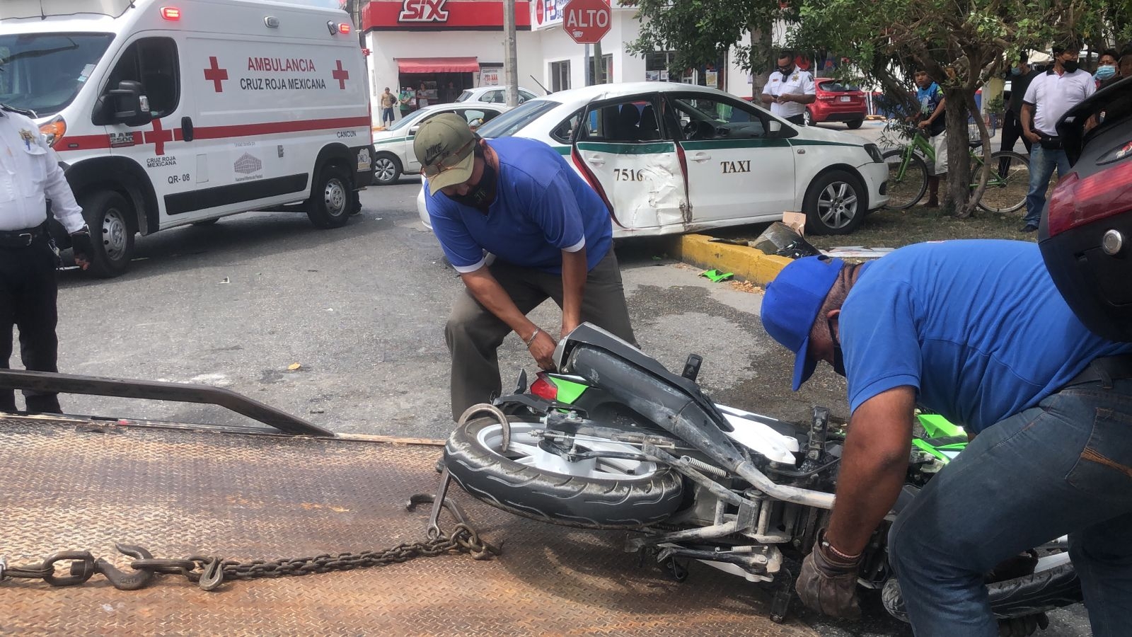 Los hechos se registraron alrededor de las 14:10 horas de este jueves