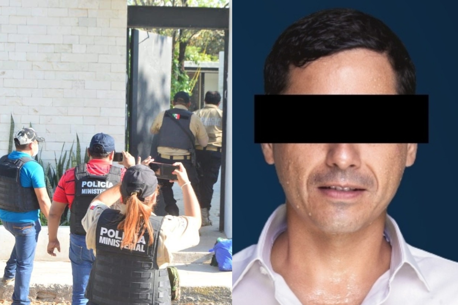 Fueron cateadas tres propiedades, entre ellas, la casa de la actual Alcaldesa de Campeche, Bibi Ravelo y el diputado local, Paul Alfredo Arce Ontiveros