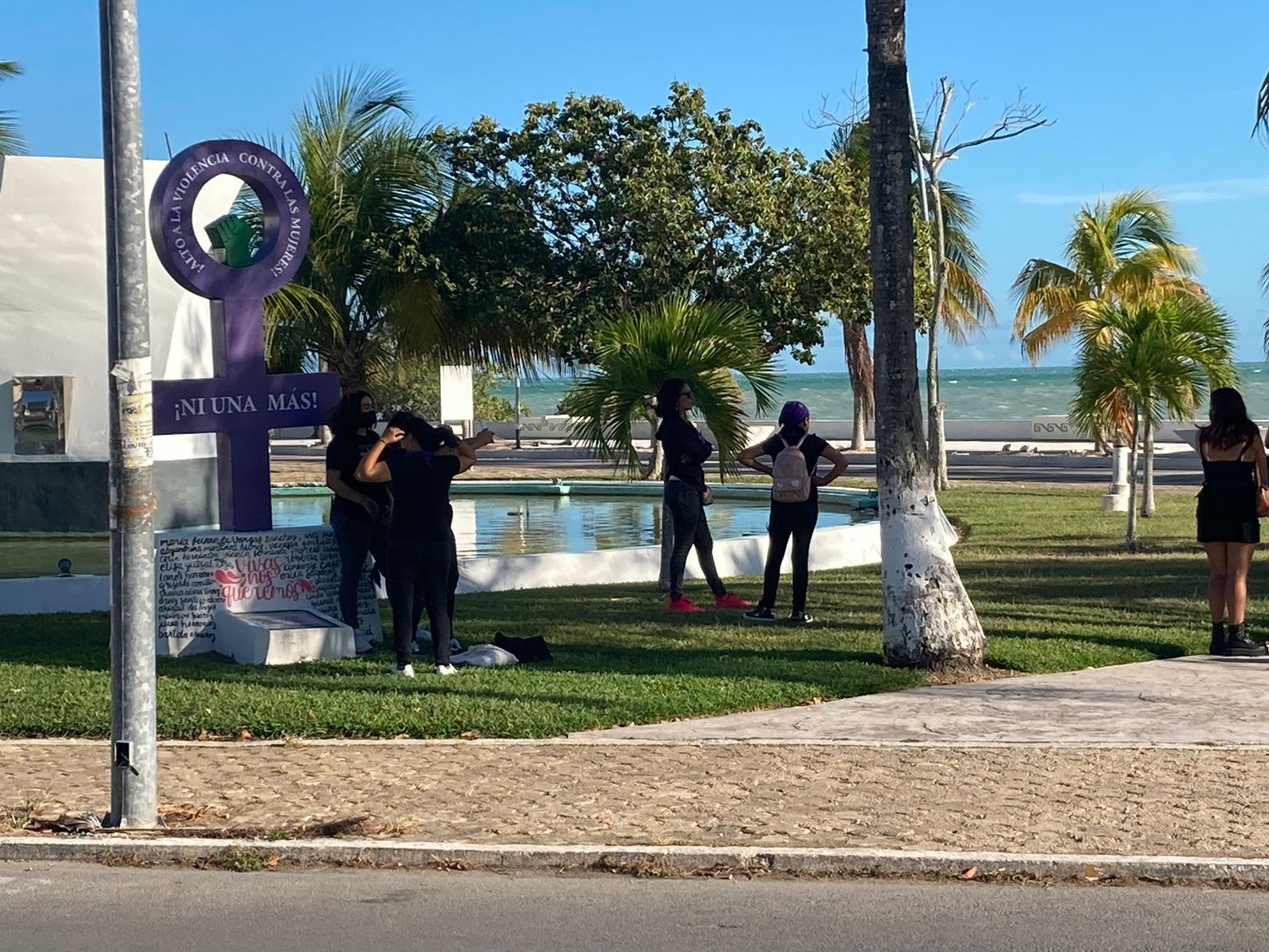 La manifestación comenzó en Chetumal