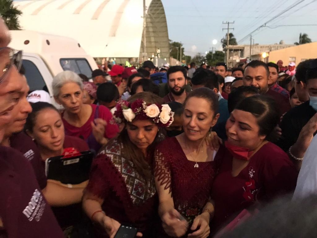 La Jefa de Gobierno de la CDMX agradeció a los locales por su recibimiento