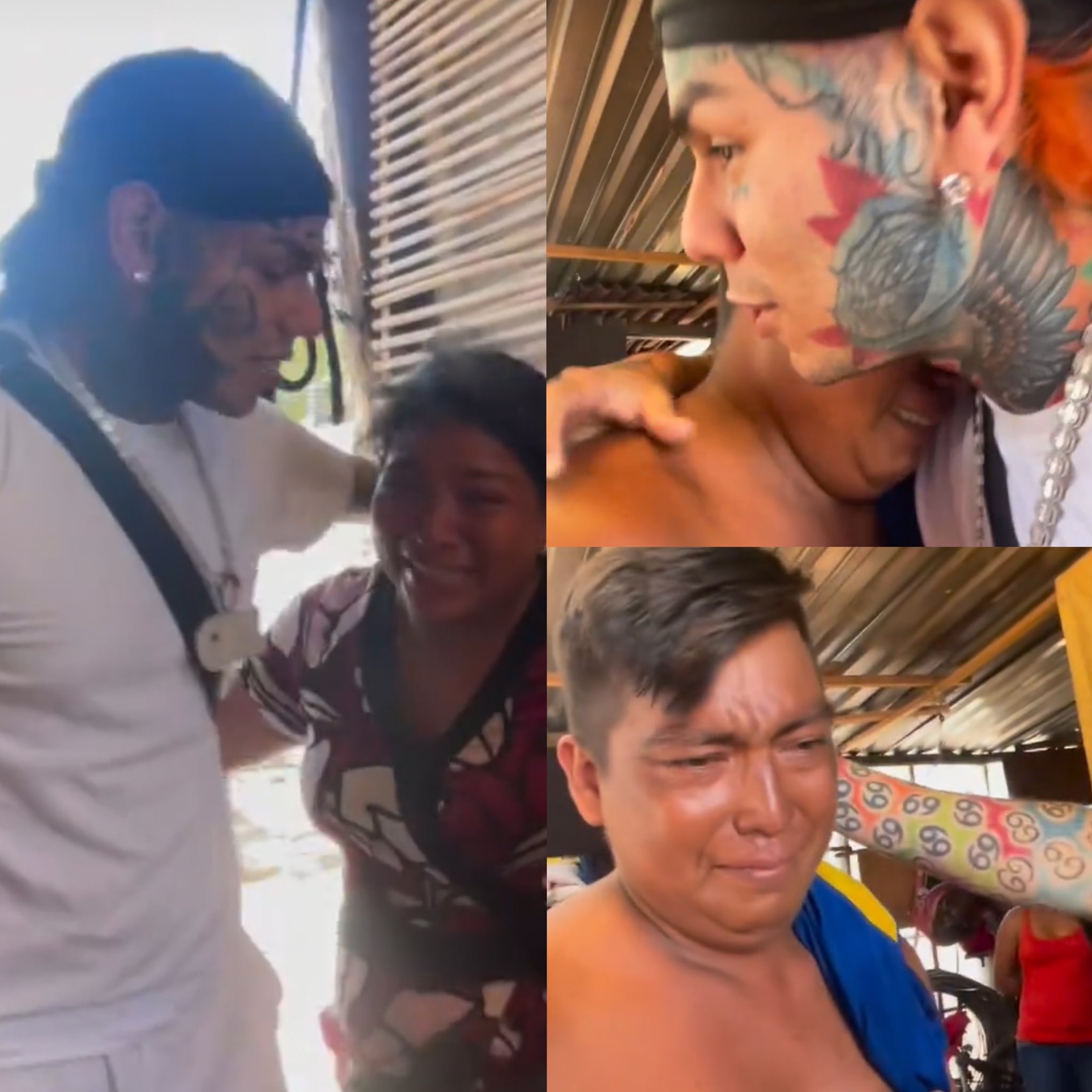 En un en vivo que realizo en su cuenta de Instagram, el rapero explicaba que tenía un millón de pesos para regalarle a una familia de escasos recursos