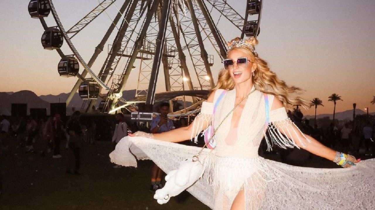 En las redes sociales se volvió viral un video donde el guardaespaldas de Paris Hilton es captado persiguiéndola en festival de música