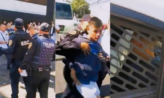 Se desconoce si el detenido fue denunciado. Foto: Captura de pantalla
