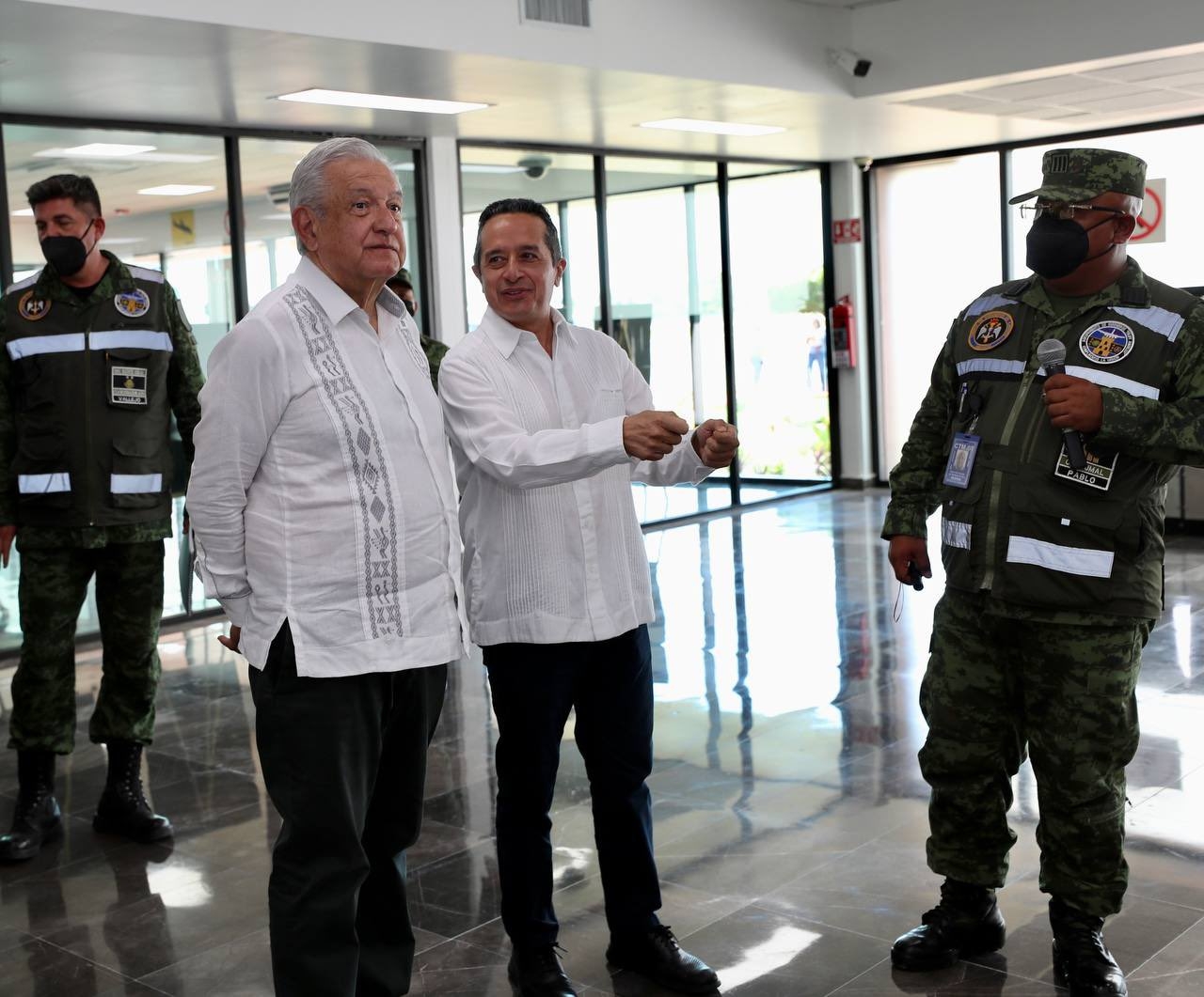 El mandatario inició gira de supervisión el pasado viernes, tal y como lo había anunciado
