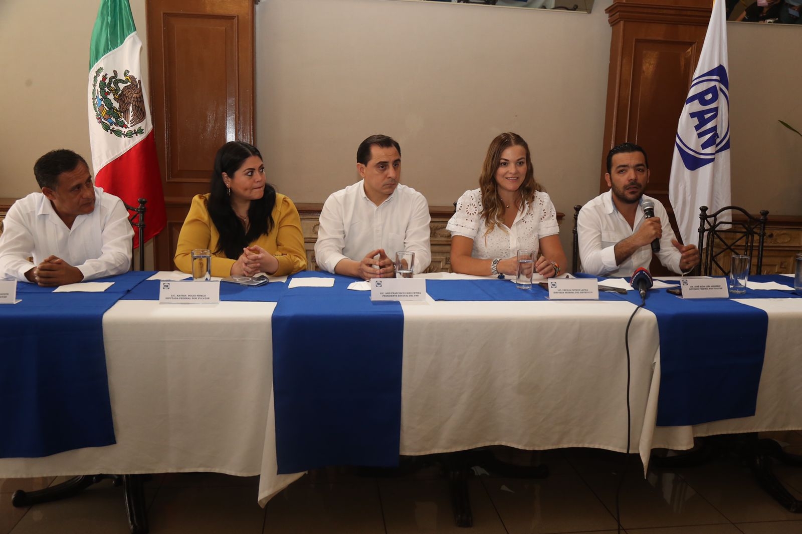 Diputados del PAN de Yucatán expusieron su desacuerdo sobre las campañas de “desprestigio” Diputados del PAN de Yucatán expusieron su desacuerdo sobre las campañas de “desprestigio”