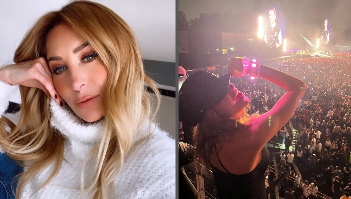 Geraldine Bazán compartió, a través de sus historias de Instagram, algunas canciones que interpretó Coldplay en su primer concierto en la CDMX