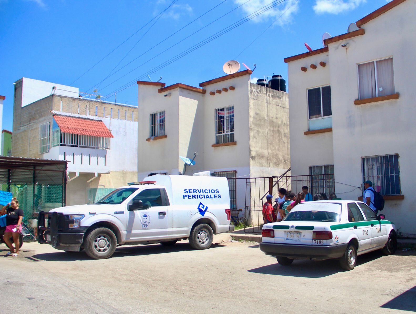 El cuerpo del hombre ciego fue llevado al Semefo de Cancún, donde posteriormente será entregado a sus familiares