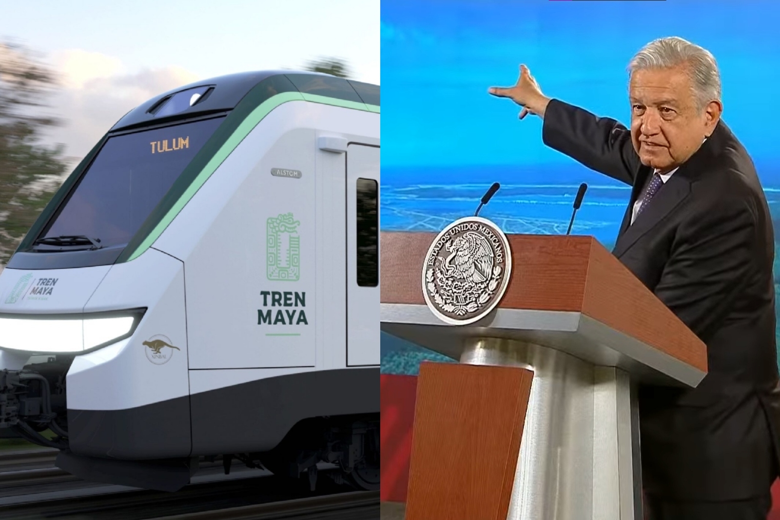 López Obrador dijo que no todo el Tren Maya tendrá una vía doble, pero dio a conocer otros datos sobre su funcionamiento