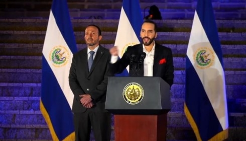 Nayib Bukele publicó un mensaje amenazando a las pandillas. Foto: Captura de pantalla
