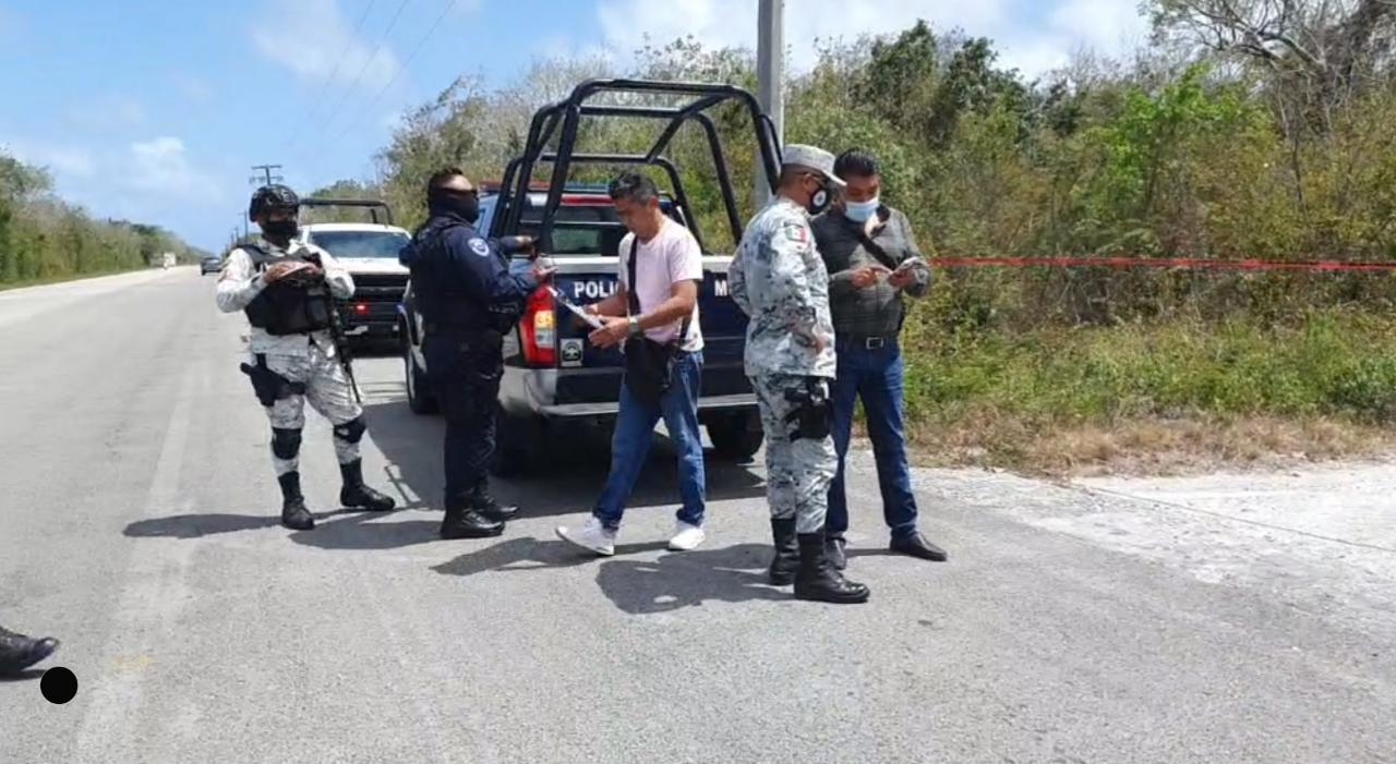 Elementos de la Guardia Nacional (GN), de la Policía de Investigación (PDI) y Seguridad Pública, arribaron al sitio Elementos de la Guardia Nacional (GN), de la Policía de Investigación (PDI) y Seguridad Pública, arribaron al sitio