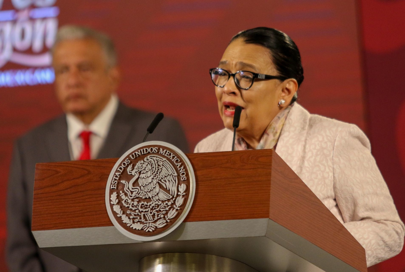 Rosa Icela Rodríguez además informó sobre personas detenidas en casos de dirigentes sociales y ciudadanos